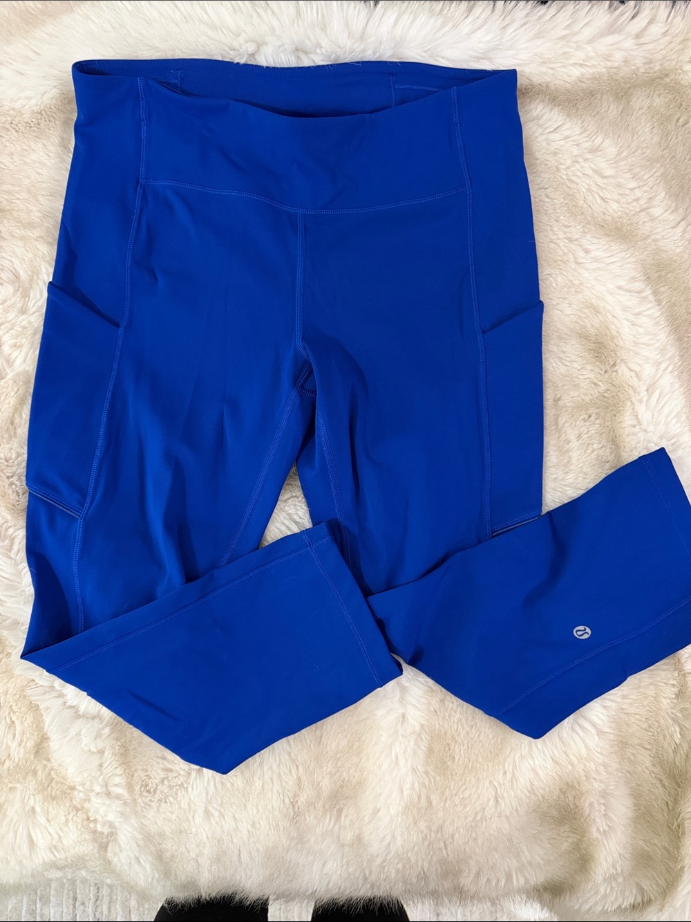 lululemon athletica Royal Blue Leggings with Side Pockets